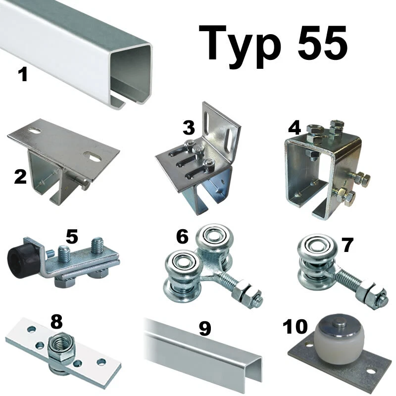 Tor-Bauteile Schiebetor Scheunentor Garagentor Tür Hallentor Rolltor Hoftore 55 - Bild 1 von 1