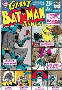 BATMAN GIANT ANNUAL #5 (1963) VF 8.0 THE STRANGE LIVES OF BATMAN AND ROBIN! - Picture 1 of 2