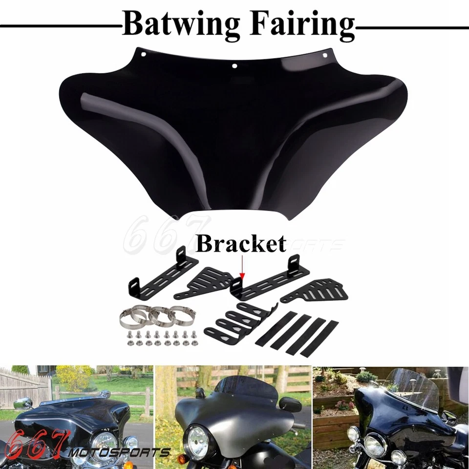 Batwing Fairing Kit For Kawasaki Vulcan 1500 VN1500 VN750 VN800 VN900 VN1600 - Imagem 1 de 4