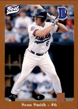 1996 Durham Bulls Brown Best #24 Sean Smith Milwaukee Wisconsin WI Baseball Card