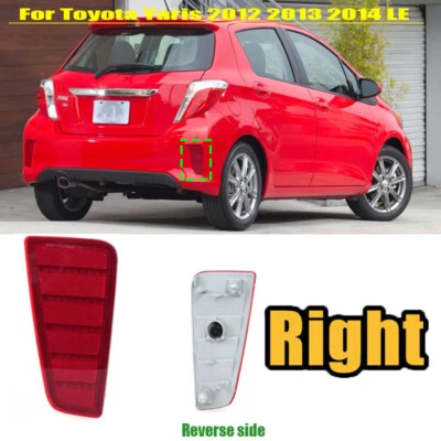 1Pcs For Toyota Yaris 2012-2014 LE Right Rear Bar Lamp Reflector Rear Fog Lamp - Image 1 of 4