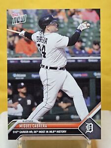 2023 MLB Topps NOW 770 MIGGY MIGUEL CABRERA 510 HRS 26TH DETROIT TIGERS in Hand