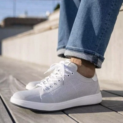 🌻NUEVAS Zapatillas Deportivas Florsheim Gris Tejidas 6 Ojos Encaje a Puntera Para Hombre Talla 8 Foto 1 de 4