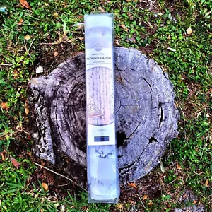 NEW WALLPAPER USA Gray Birch Wood Trees Trunk Forest Scenic Peel & Stick Vinyl - Picture 1 of 7