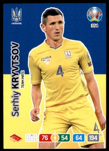 Panini Euro 2020 Preview Adrenalyn XL - Serhiy Kryvtsov Ukraine No. 354