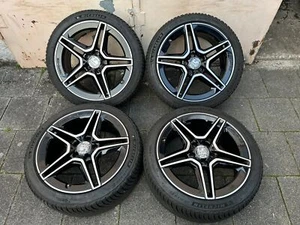 Mercedes A B CLA W177 W247 W118 Winterkompletträder 225/45 R18 DOT3919/6-7 mm - Bild 1 von 15