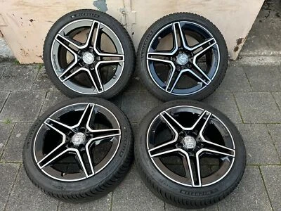 Mercedes A B CLA W177 W247 W118 Winterkompletträder 225/45 R18 DOT3919/6-7 mm - Bild 1 von 4