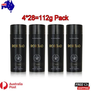 4Bottles Genuine ROICIAO Hair Loss Building Fibers (112g) Keratin Concealer ADA - Picture 1 of 15