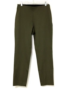 A New Day Women's Size 6 Olive Green Mid-Rise Ankle Pull-On Pants Side Zip - Picture 1 of 8