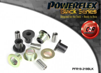 Powerflex Nero RrWishbone Per Bushes Hub Per Ford Escort RS TurboS1 PFR19-219BLK - Immagine 1 di 4