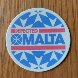 DEFECTED MALTA 2024 STICKER @ IBIZA CLUB POSTERS - DJ HOUSE MUSIC FUNKY - Picture 1 of 1