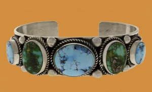 Pulsera Fila Turquesa Oro Natural Colina y Sonora de Albert Jake - Imagen 1 de 5