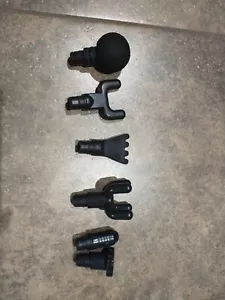 FUSION Black Pro Massage Gun Attachments Only 6 pieces - Picture 1 of 2