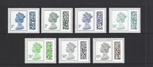 JUEGO DE SELLOS DE CÓDIGO DE BARRAS DEFINITIVO DE BAJO VALOR QE2 ROYAL MAIL M22L 2022 MNH - Imagen 1 de 1