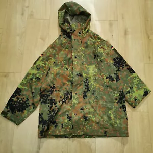 German Army Jacket Feuchter Ringelai 1993 Camo 52/54 Hooded Zip - Picture 1 of 9