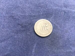 1852 USA 3 Cent