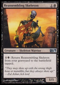 MTG REASSEMBLING SKELETON FOIL EXC - SCHELETRO RIASSEMBLATO - M12 - MAGIC - Picture 1 of 1