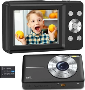 Digital Camera 44MP 1080P HD Photo Camera with 16x Zoom - BLACK - Picture 1 of 8