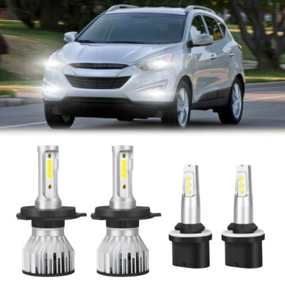 Combo faros antiniebla LED para Hyundai Tucson 2010-2013 bombillas 6500K blanco Foto 1 de 4