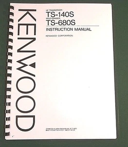 Kenwood TS-140S Instrukcja - Pokrowce na karty premium i papier 32 funty! - Zdjęcie 1 z 1
