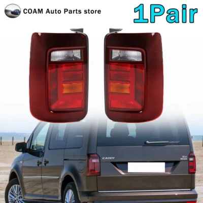 1 par de luces traseras de freno para Volkswagen VW Caddy 2016-2020 izquierda derecha Foto 1 de 4