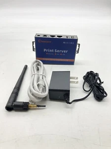Wireless Print Server NICHT Plug&Play 2 Port USB Print Server CR202 - Bild 1 von 8