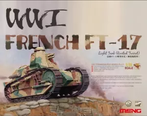 Meng Model TS-011 1/35 French FT-17 Light Tank (Riveted Turret) - Bild 1 von 3