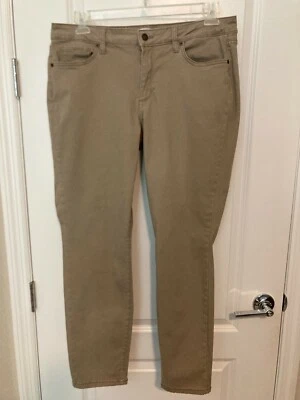 SONOMA KHAKI SKINNY CHINO PANTS - SIZE 16 - Image 1 of 3