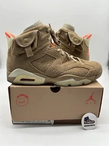Jordan 6 Retro Travis Scott British Khaki DH0690-200 Size 11 - Picture 1 of 6