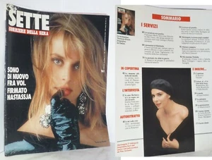 SETTE CORRIERE DELLA SERA N. 11 - 1993 NASTASSJA KINSKI - MARIANGELA D'ABBRACCIO - Picture 1 of 4