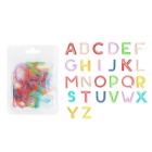 Plastic Paper Clips Alphabet Shape Letter Bookmarks Rotary Pins  Office