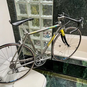 (SIZE 50cm) LITESPEED CATALYST TITANIUM ROAD BIKE SHIMANO DURA ACE 7410 NOS 90's - Picture 1 of 21