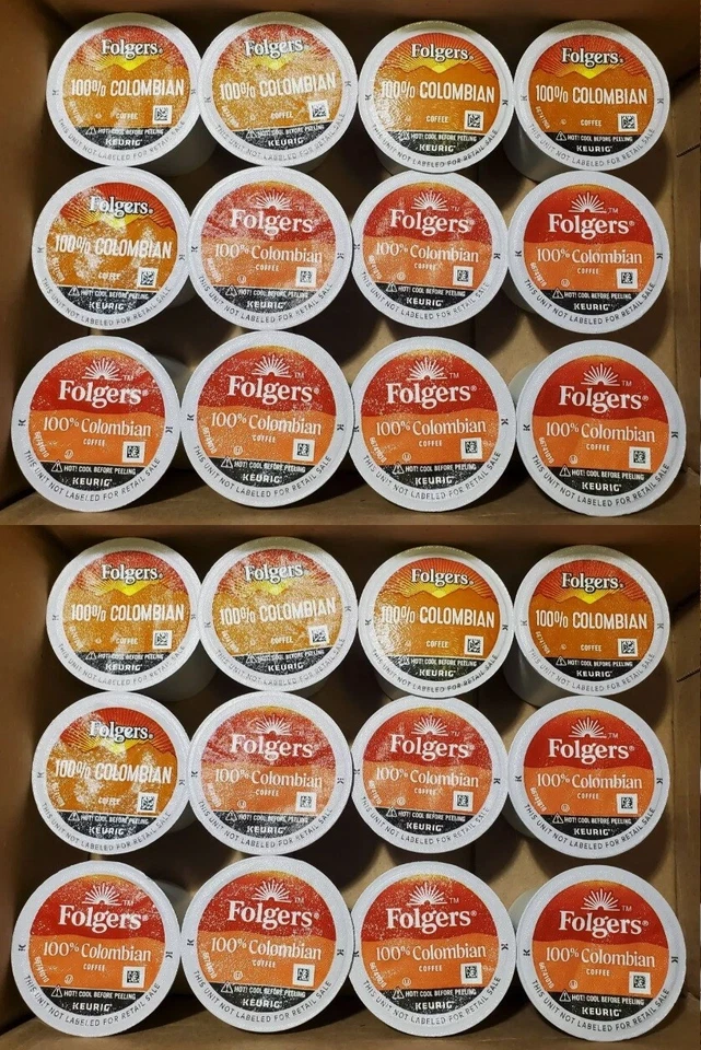 24 Folgers 100% Colombian Keurig K-Cups #!!# - Image 1 of 1