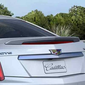 2014-2018 GM CADILLAC CTS OEM SILVER REAR SPOILER w/ INTEGRAL 3rd BRAKE 23496310 - Picture 1 of 3