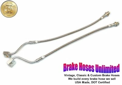 MANGUERAS DE FRENO DELANTERAS INOX FORD TRUCK F150 - 1984 1985 1986 1987 1988 1989 Foto 1 de 2