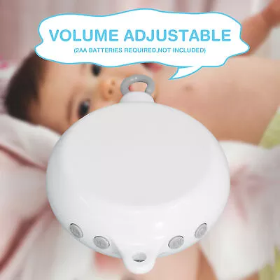 Crib Mobile Motor Baby Music Box Spinner With 3 Modes Volume  35 Lullabies • 22.89$