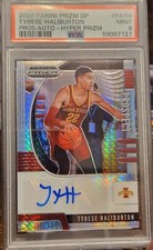 2020-21 Prizm Draft Picks Tyrese Haliburton Hyper Rookie Auto RC #PA-TH PSA 9