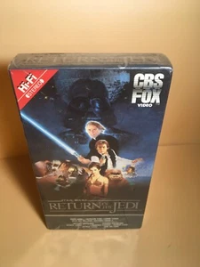 1986 Star Wars VHS Return of the Jedi Sealed Tape CBS FOX Red Label New - Picture 1 of 11