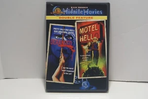 Midnite Movies Double Feature Deranged / Motel Hell DVD Cult Creepy Horror Class - Picture 1 of 3
