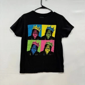 The Notorious B.I.G. Men's T-Shirt S Black Hip-Hop Rap Graphic Biggie Crown - Picture 1 of 5