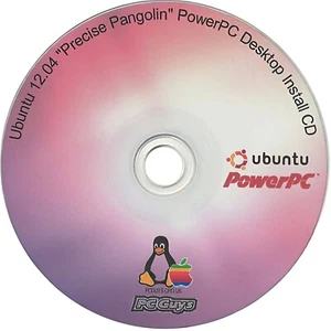Ubuntu 12.04 Precise Pangolin PowerPC Desktop CD Apple Mac G4 G5 iMac - Picture 1 of 1
