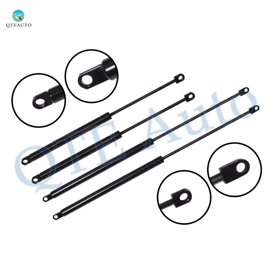 Juego de 4 soportes de elevación de tapa de maletero delantero-trasero para Ferrari 328 Gts 1985-1989 Foto 1 de 4