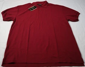 Javgno burgundy polo shirt size 3XL NWT - Picture 1 of 6