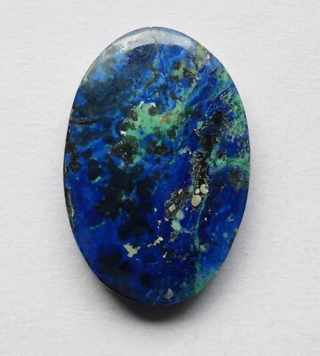 31.50 Ct Natural Azurite Oval Shape Cabochon Loose Gemstone 30X20X5.3 MM - Image 1 of 3