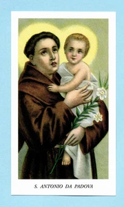 SANTINO SAN ANTONIO DA PADOVA  IMAGE PIEUSE - HOLY CARD SANTINI - Picture 1 of 1