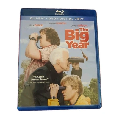 The Big Year Blu-ray Starring Steve Martin, Jack Black, Owen Wilson Comedy Movie - Image 1 of 4