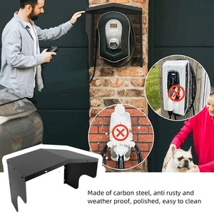 Electric Vehicle Charging Station Roof Weather Proof Carbon Steel EV Wall - Picture 1 of 12