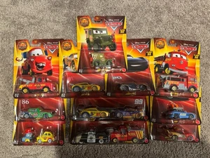 Disney Pixar Cars RACE AND RESCUE Mater, Lungi Sarge Storm Cruz Red Lot of 11 - Picture 1 of 1