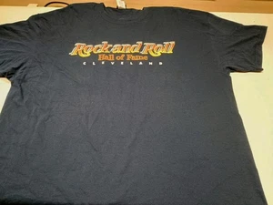 Unworn Rock ‘N’ Roll Hall of Fame Cleveland T-shirt vintage Size 2XL Ex Cond - Picture 1 of 5