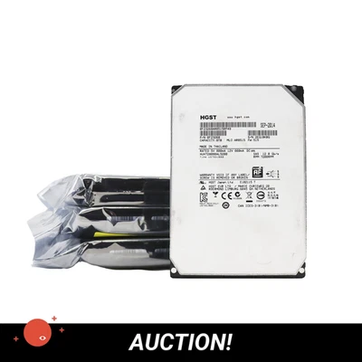 (32TB) 4x HGST 8TB SAS 12Gb/s 3.5 HDD HUH728080AL5200 0F23268 Hard Disk Drive - Bild 1 von 4